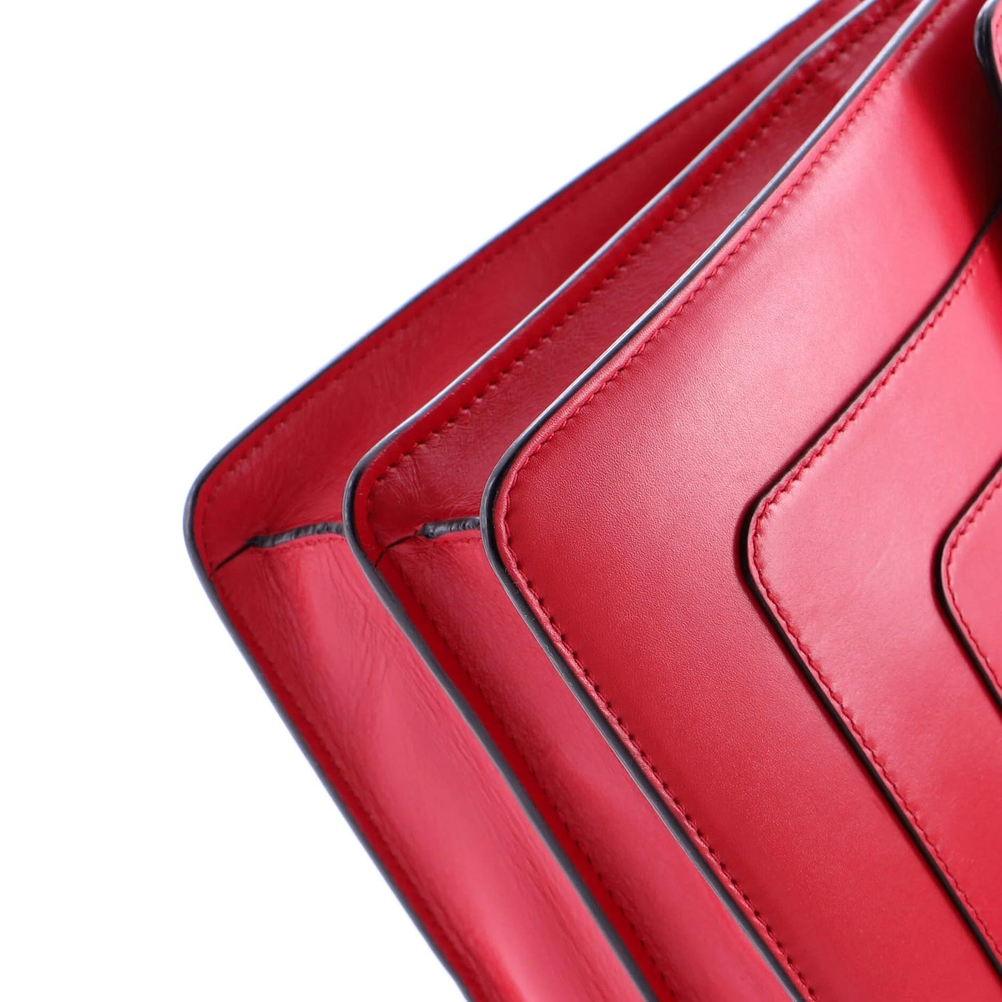 Bvlgari Serpenti Forever Square Shoulder Bag Leather Large