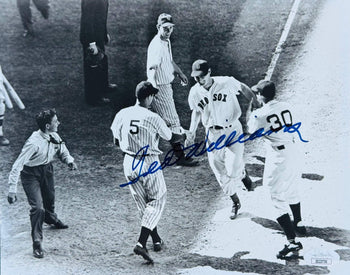 Ted Williams Autographed 8X10 Baseball Photo (Jsa)