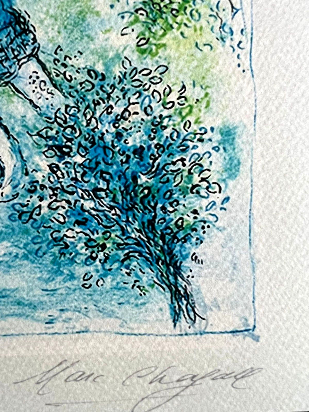 Marc Chagall Lithograph Coa Signed Hand Numbered Crayon Limited Museum