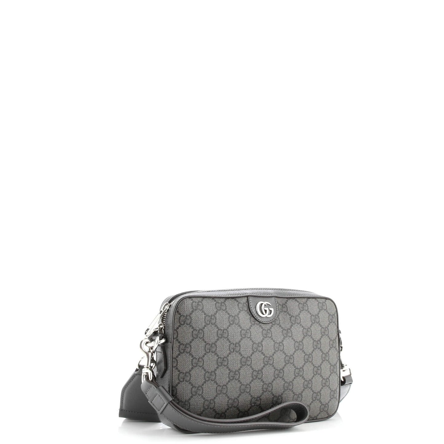 Gucci Ophidia Zip Wristlet Shoulder Bag Gg Coated Canvas Small
