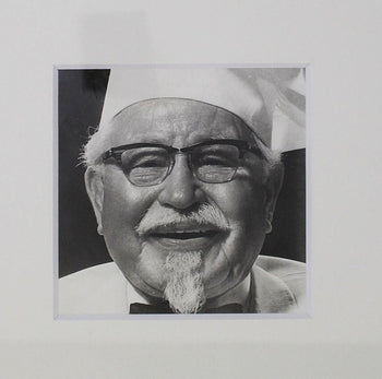 Tribune COLONEL HARLAN G. SANDERS Vintage Photo Gelatin Silver Print Minneapolis