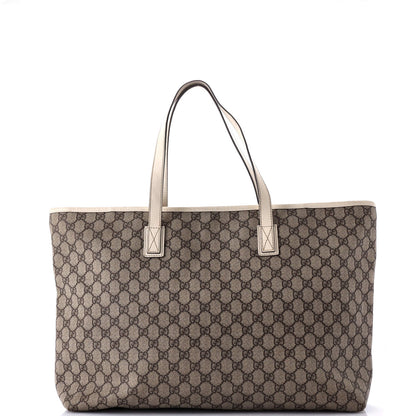 Gucci Plus Tote Gg Coated Canvas Large