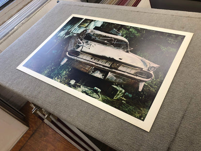 John Salt Pioneer Pontiac Signed " Offset Lithograph Realism Mu