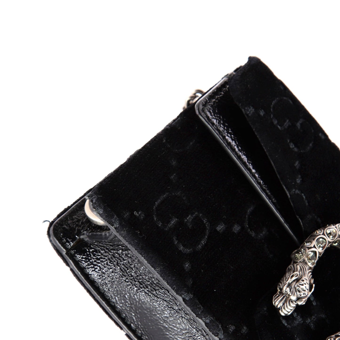 Gucci Dionysus Bag Gg Velvet Super Mini