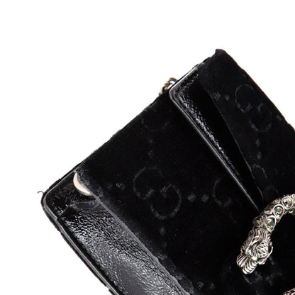 Gucci Dionysus Bag Gg Velvet Super Mini