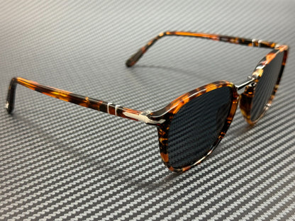 PERSOL PO3186S 1081R5 Dark Brown Square Men's 53 mm Sunglasses