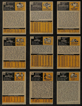 1971 Topps Football Card Complete Set (1-263)