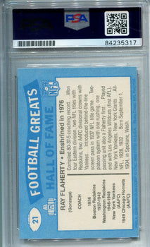Ray Flaherty 1988 Autographed Swell Football Card (Psa)