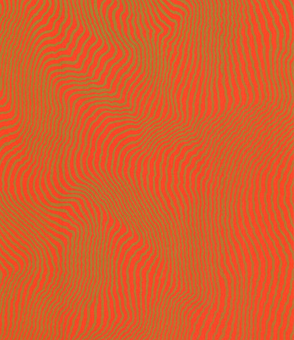 Henry Pearson Nue Orange Signed " Serigraph Contemporary