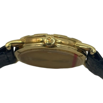 Piaget Dancer 90463 Black K18Yg/Leather Strap