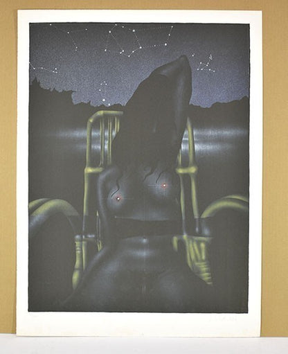 Paul Wunderlich - Twilight 3 Ed125 Original Lithograph Signed Surrealism Art