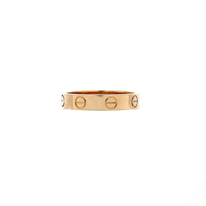 Cartier Love Wedding Band Ring 18K Yellow Gold