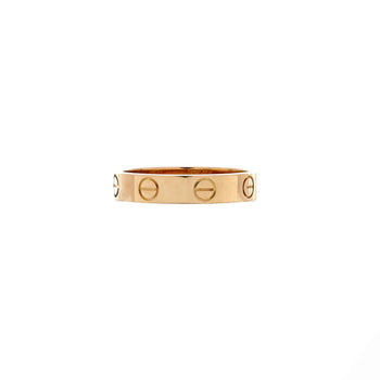 Cartier Love Wedding Band Ring 18K Yellow Gold