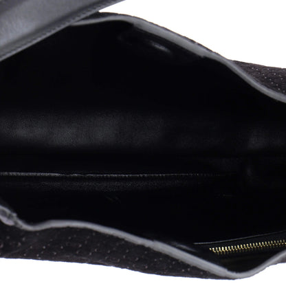 Gucci B Shoulder Bag Gg Suede Medium