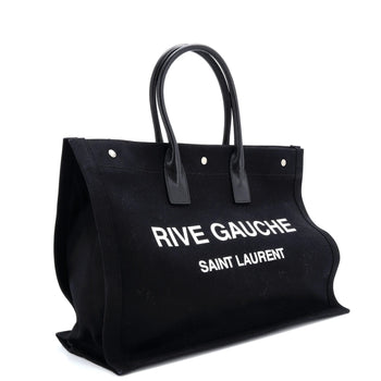 Saint Laurent Rive Gauche Shopper Tote Canvas Large