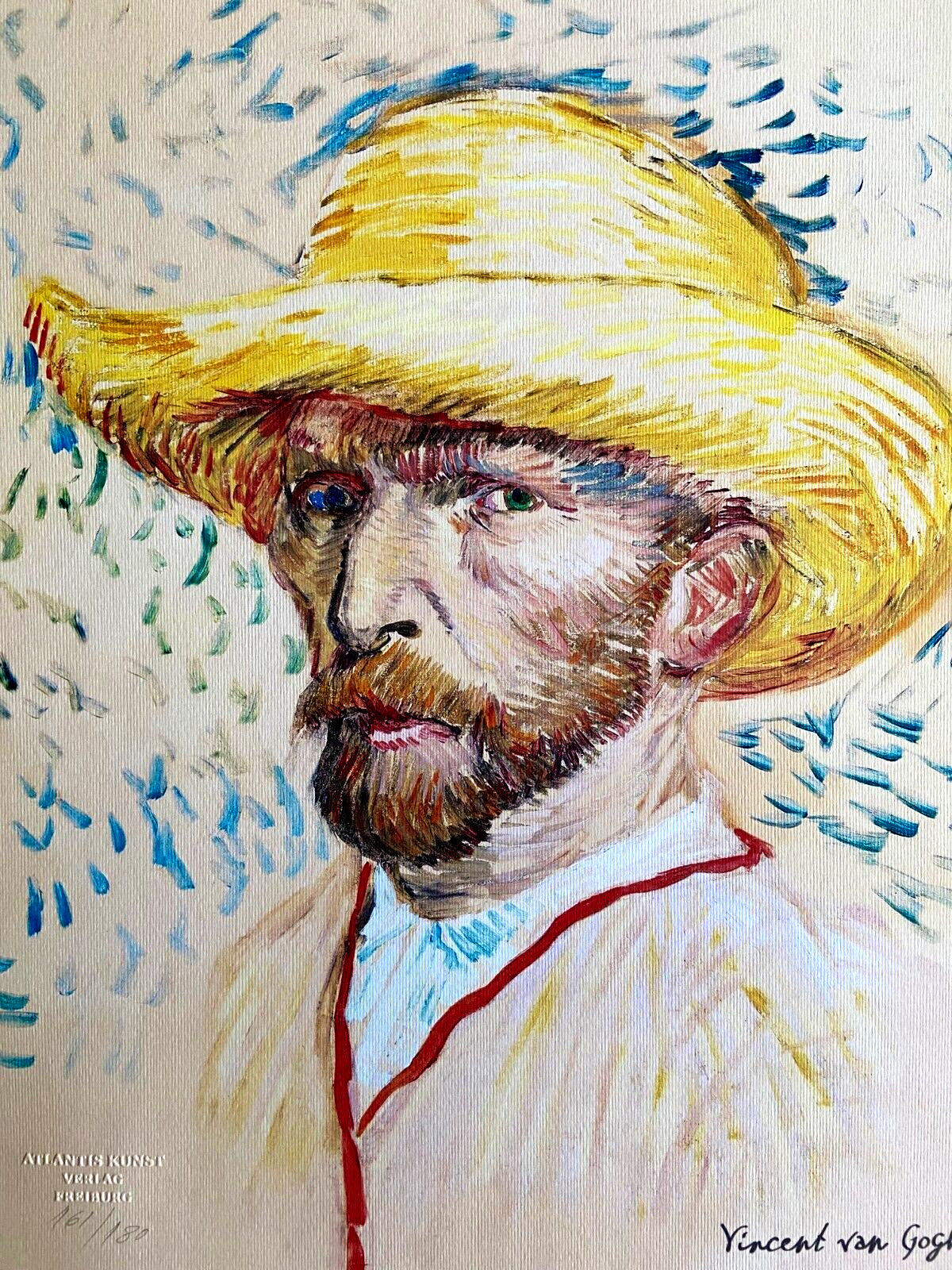 Vincent Van Gogh Lithograph From A Painting Coa Signed Numbered Egon/Schiele
