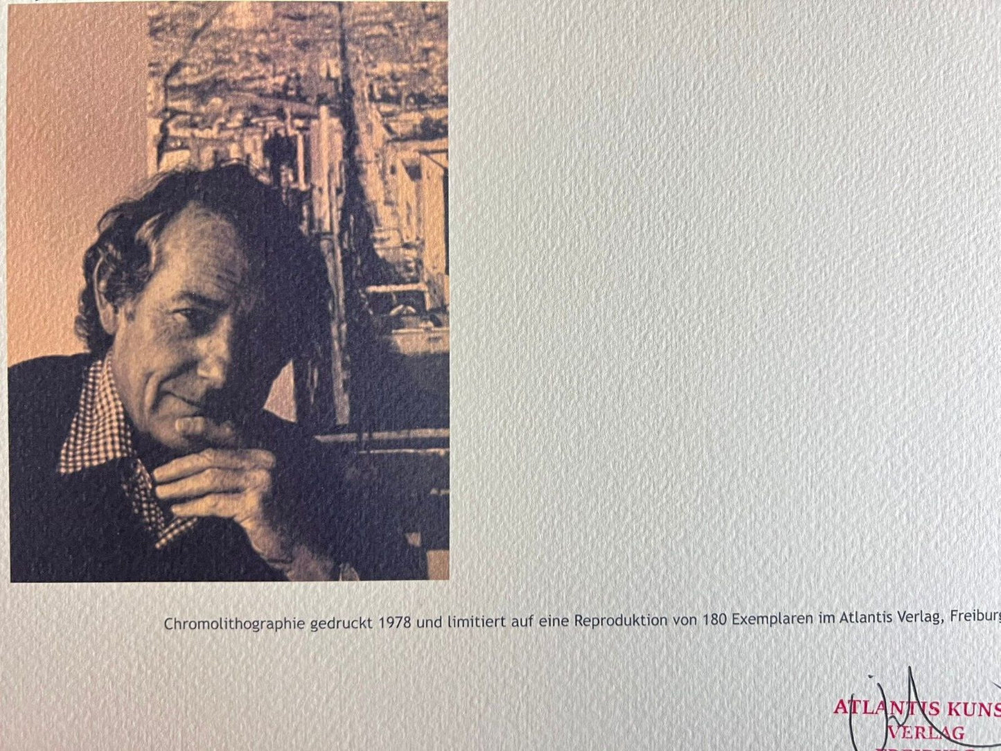 Wayne Thiebaud Lithograph