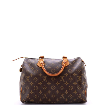 Louis Vuitton Speedy Handbag Monogram Canvas 30