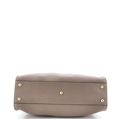 Fendi Peekaboo Bag Leather With Plexiglass Detail Regular