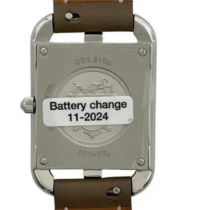 Herms Cape Cod Cc1.210C Silver Quartz