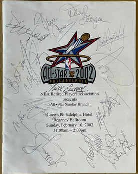 2002 Nba All-Star Retired Players Association Sunday Brunch Program