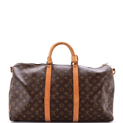 Louis Vuitton Keepall Bandouliere Bag Monogram Canvas 50