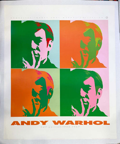 Rare Pop Art Andy Warhol Self Portrait 1989 Nouvelles Images Estate Warhol