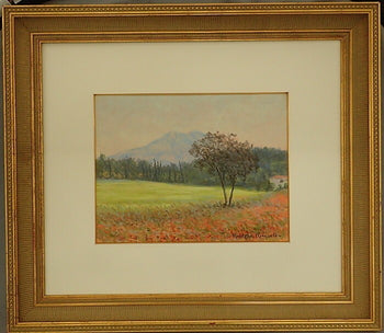 Rodolphe Planquette Signed Pastel On Paper