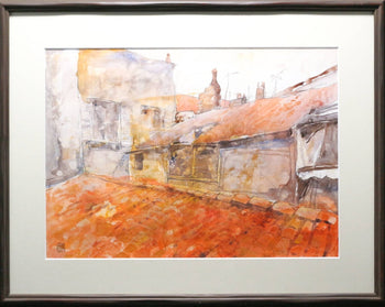 Cai Guohua ( China) Signed Original Acrylic Painting Framed - Paris