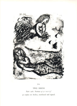 Marc Chagall Deux Sirenes 