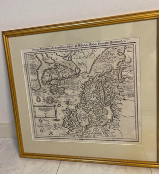 1614 Sebastian Mnster H. Petri Original Map 