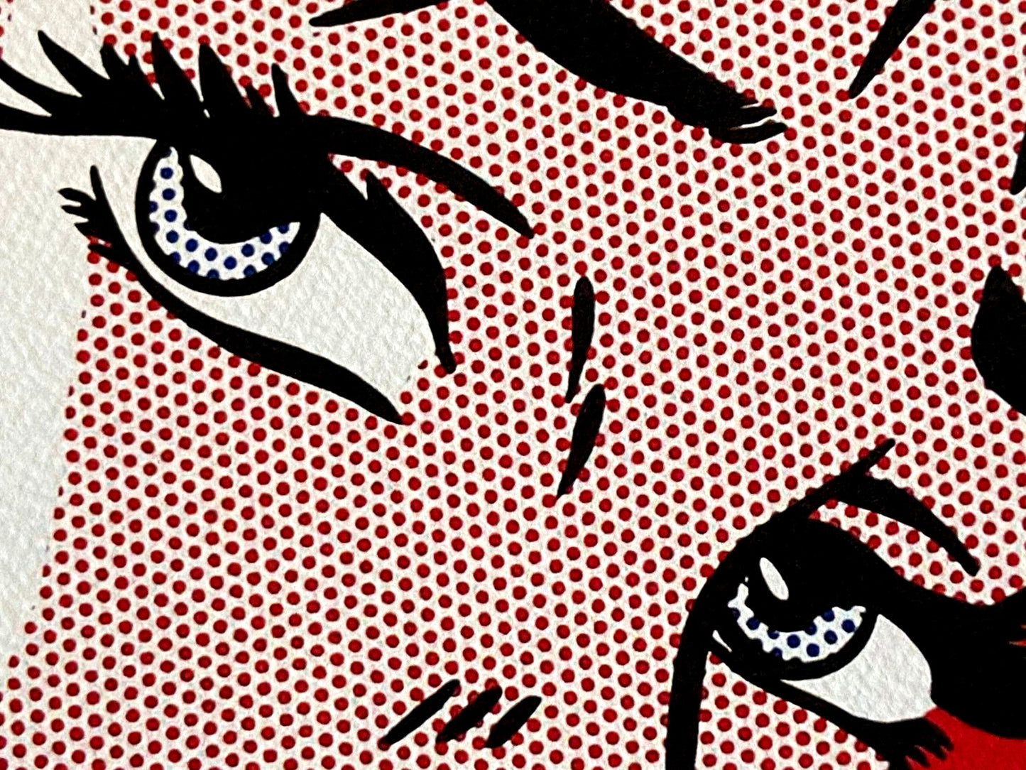 Roy Lichtenstein Lithograph Coa Signed With Pen Stamped Numbered In Pencil Rare