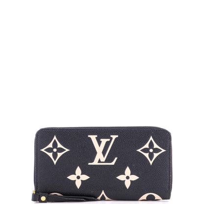 Louis Vuitton Zippy Wallet Bicolor Monogram Empreinte Giant