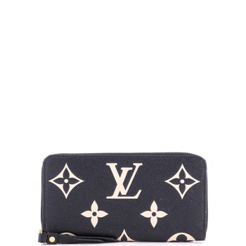Louis Vuitton Zippy Wallet Bicolor Monogram Empreinte Giant