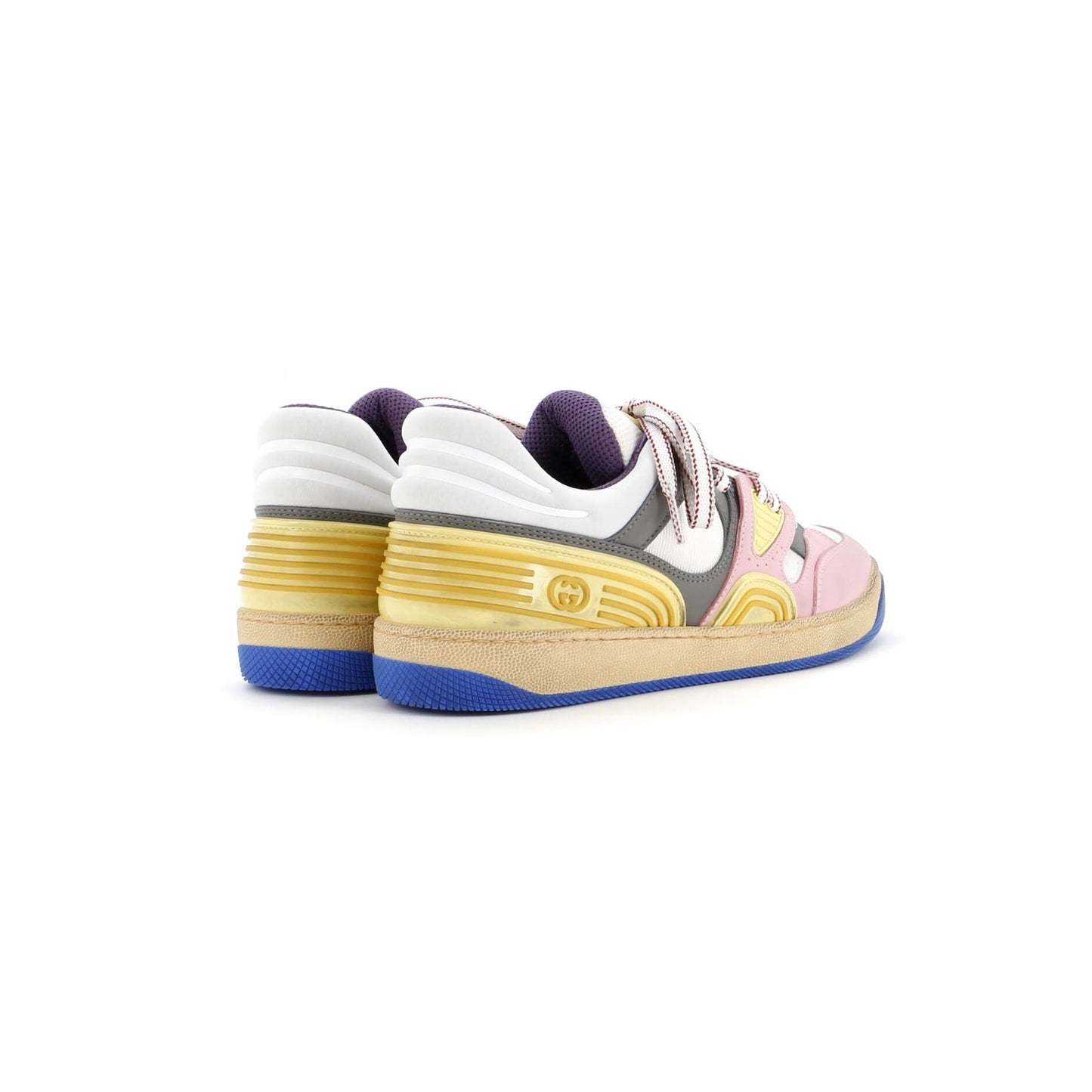 Gucci Basket Low-Top Sneakers Demetra With Fabric
