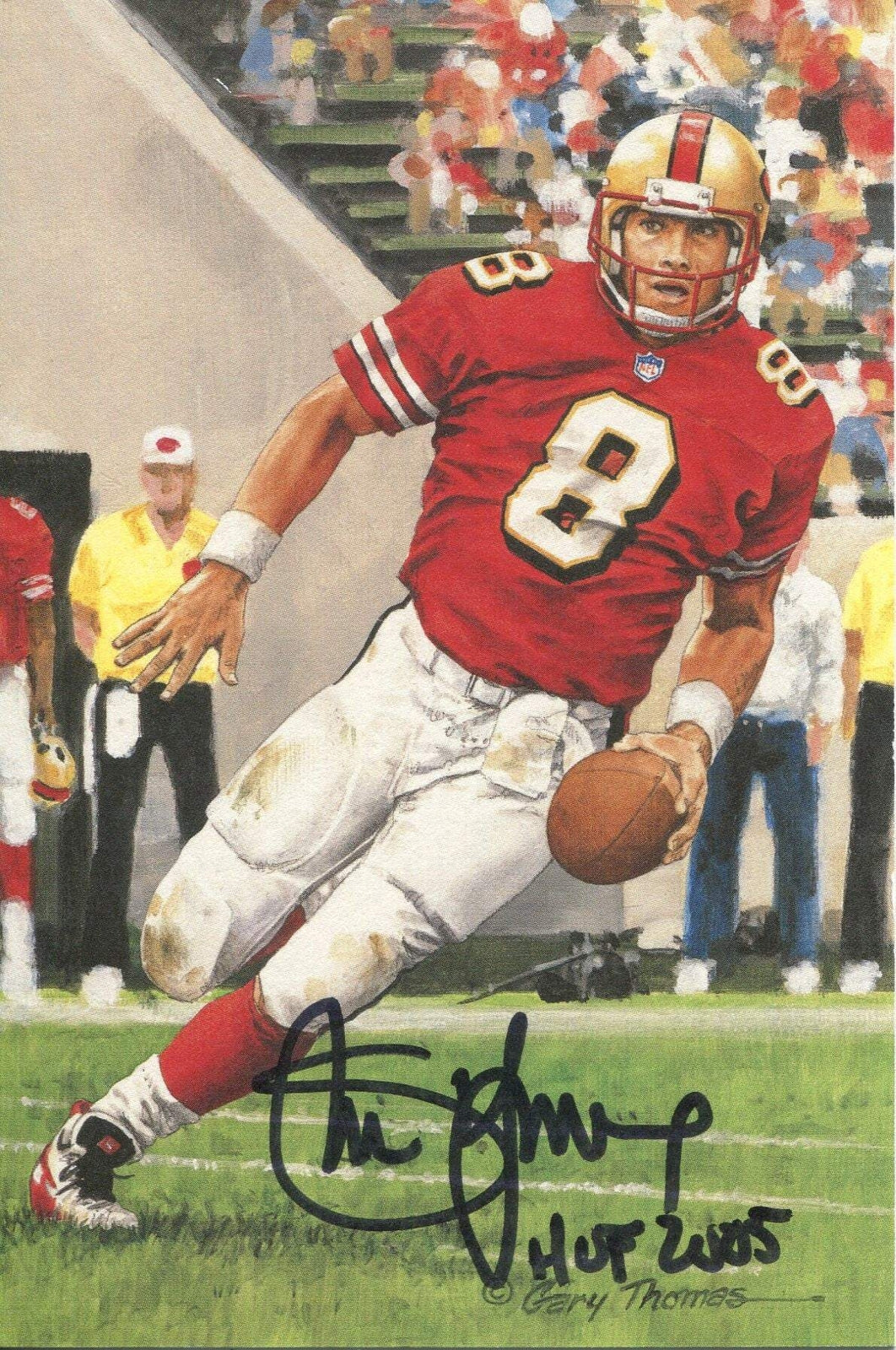 Steve Young 1St Day Cover Envelope (Jsa)