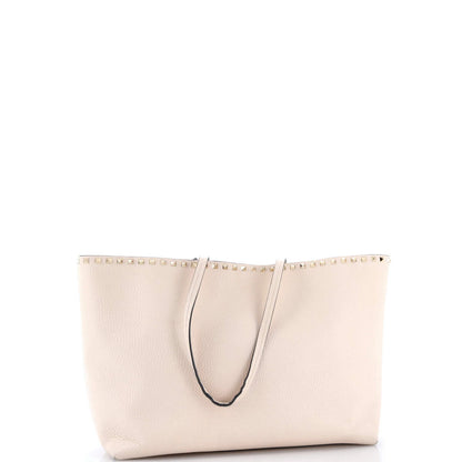 Valentino Garavani Rockstud Shopper Tote Leather Large
