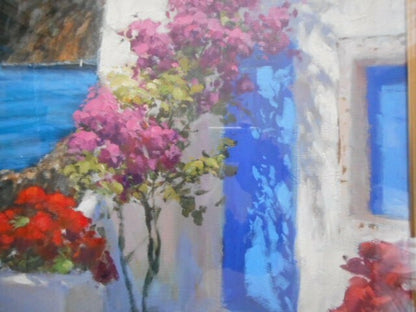 American Art Framed Oil on Canvas Large Signed Marko Mavrovich Original