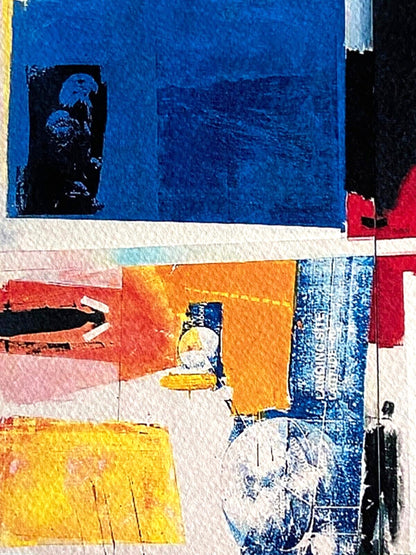 Robert Rauschenberg Lithograph Coa Numbered Stamp