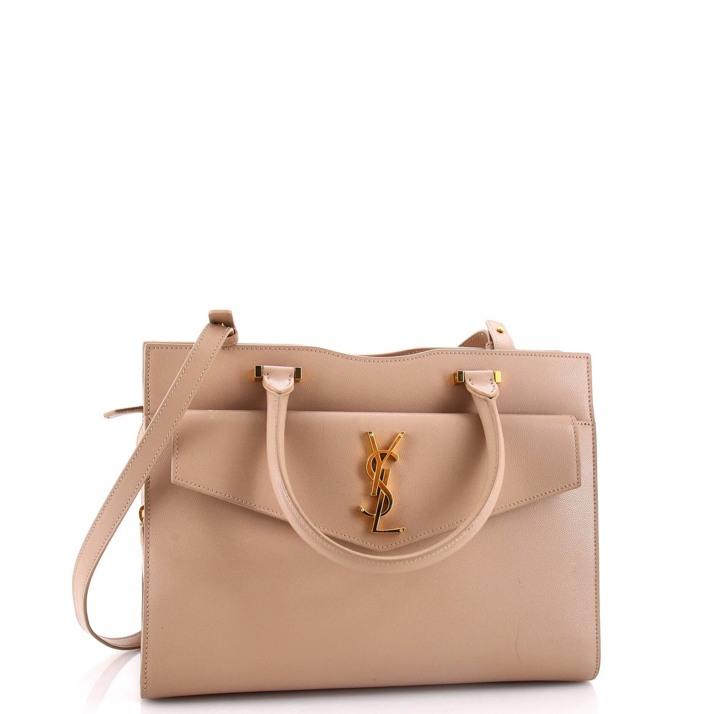 Saint Laurent Uptown Tote Leather Medium