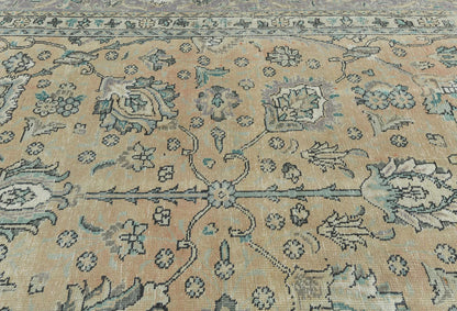 Semi-Antique Vintage Oriental Rug 9'8X12'5 Ft
