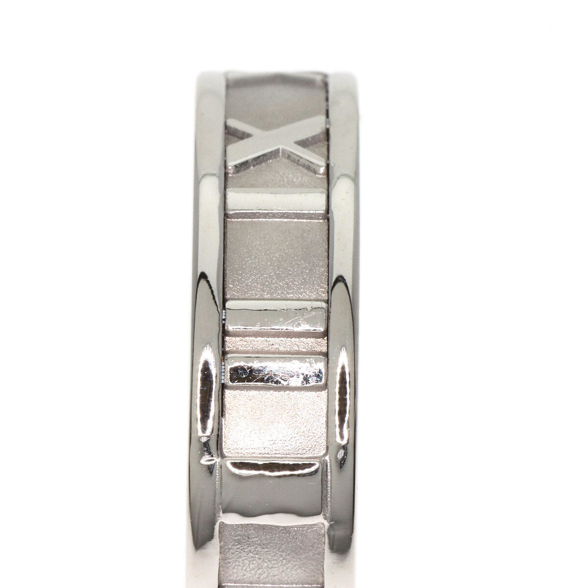Tiffany&Co. Atlas Aquamarine Diamond Ring K18