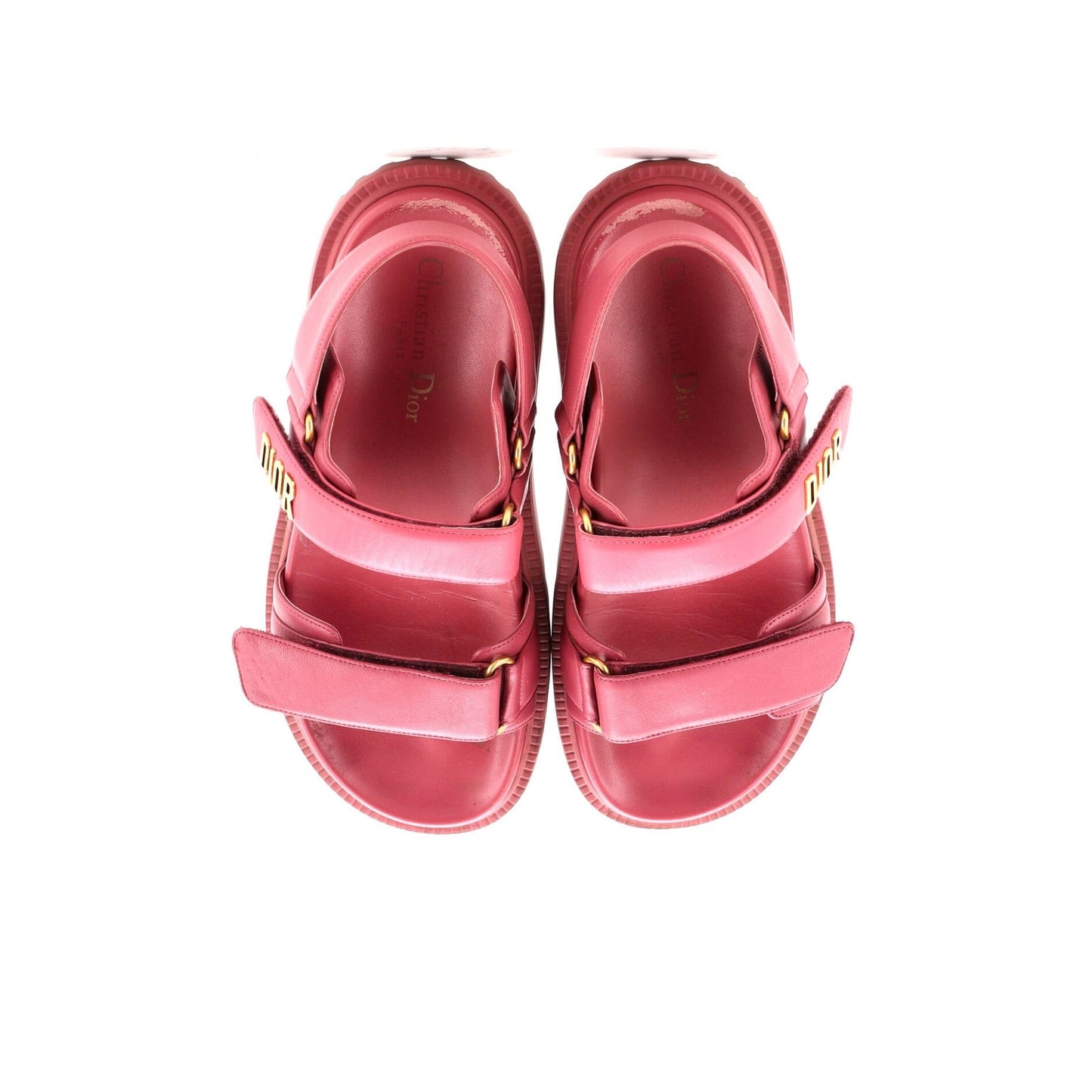 Christian Dior Women'S Dioract Sandals Leather