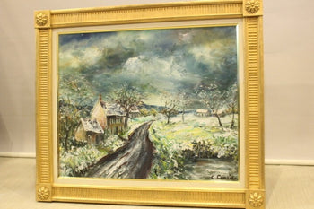Constant Censier (France) 'Snowy Landscape'