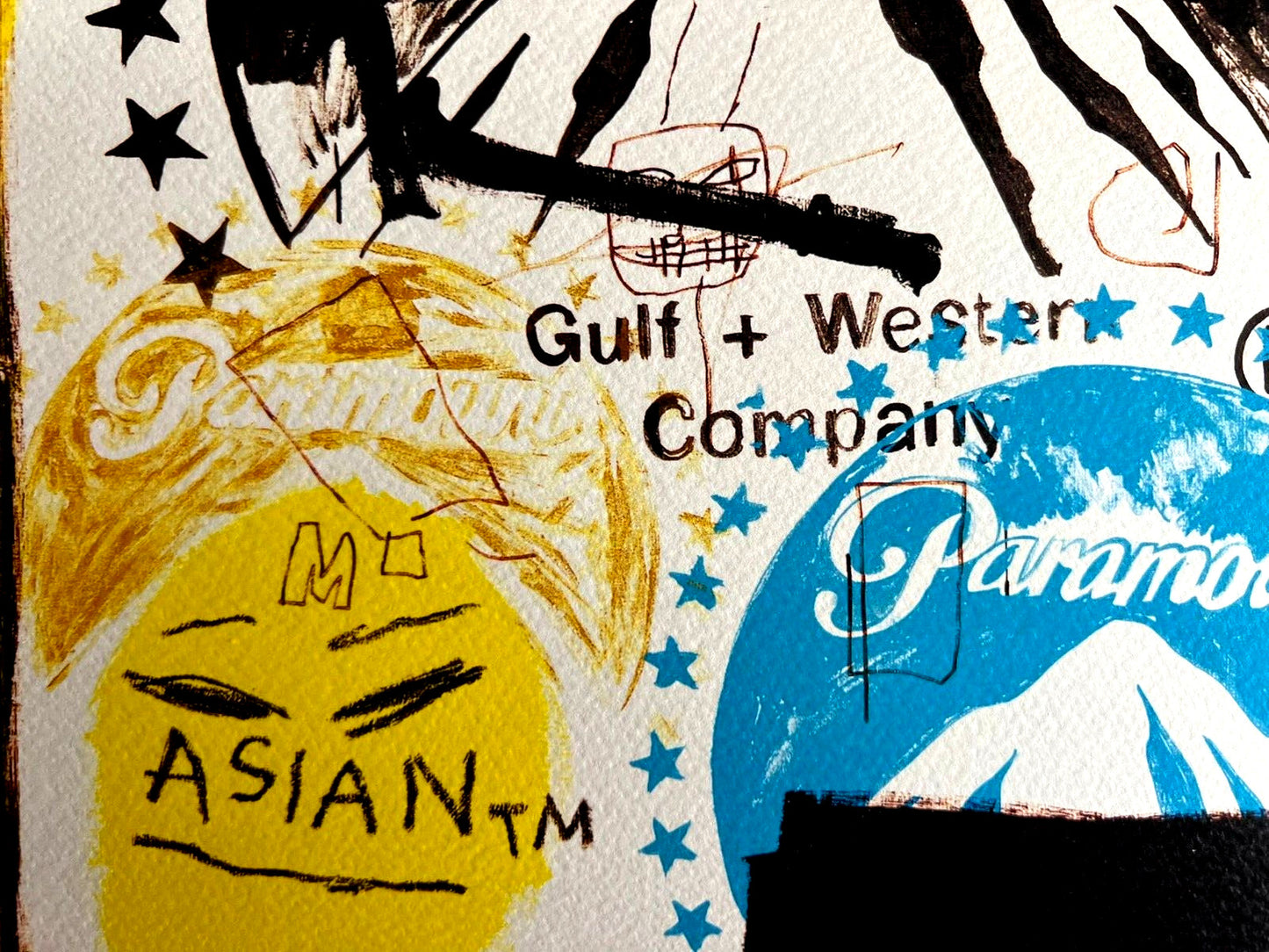 Andy Warhol - Jean Michel Basquiat Lithograph Coa Signed On The Numbered Plate