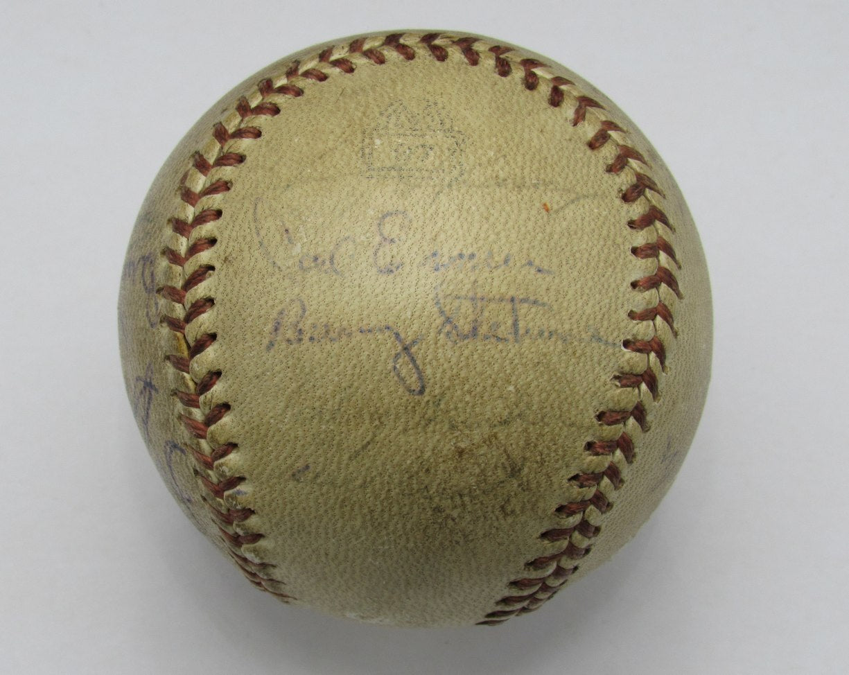 1962 Orioles Team Signed By 15 Baseball Hoyt Wilhelm Brooks Robinson Hof 191888