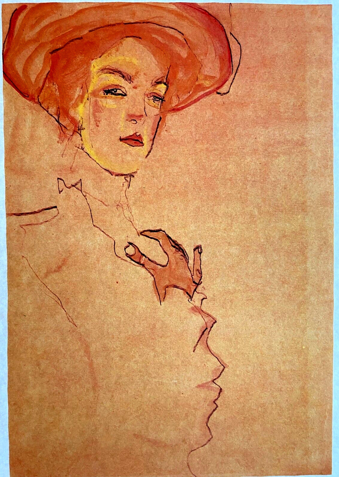 Egon Schiele Lithograph (Edvard Munch Amedeo Modigliani Franz Marc Balthus)