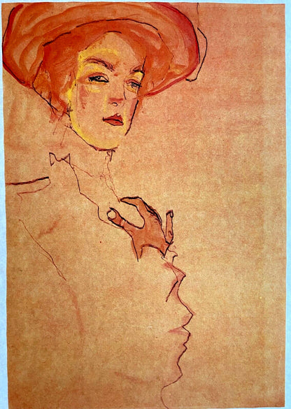 Egon Schiele Lithograph (Edvard Munch Amedeo Modigliani Franz Marc Balthus)