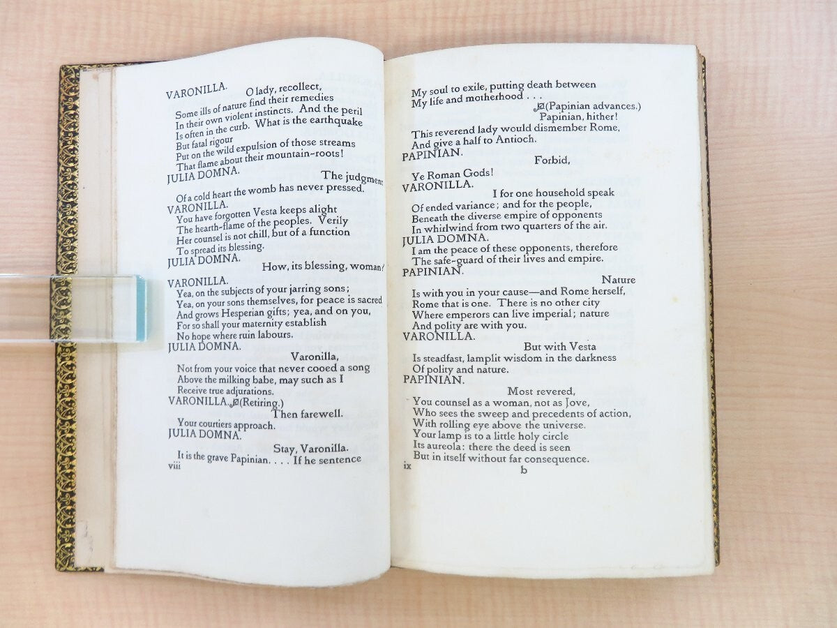 Julia Domna, A Play' By Michael Field (1/240),