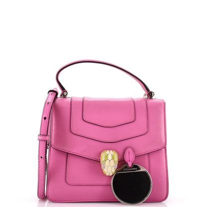 Bvlgari Serpenti Forever Top Handle Bag Leather Small